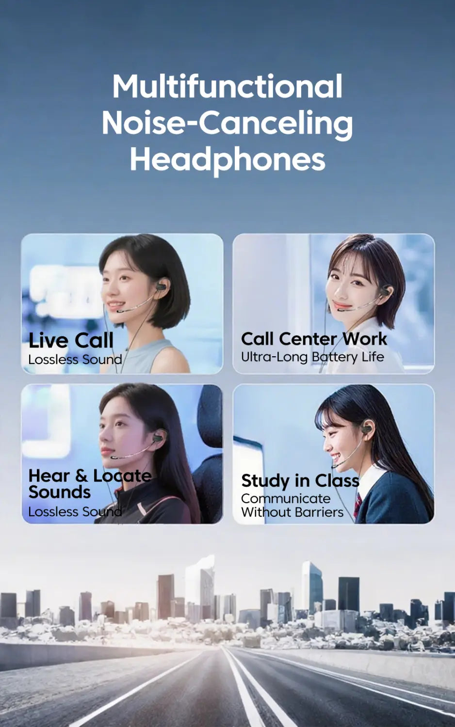 USB Type C/3.5MM in-ear Wired Headphones with Dual Microphone Hifi Surround Stereo Music Game Noise Reduction Earbuds For Phones