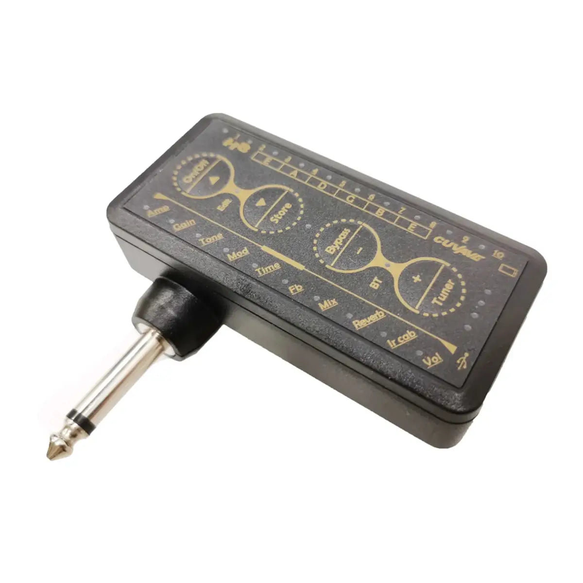 M-VAVE H8 Guitar Headphone Amplifier Portable Rechargeable Mini Headphone Amp Built-in Delay Reverb Effect for Electric Bass