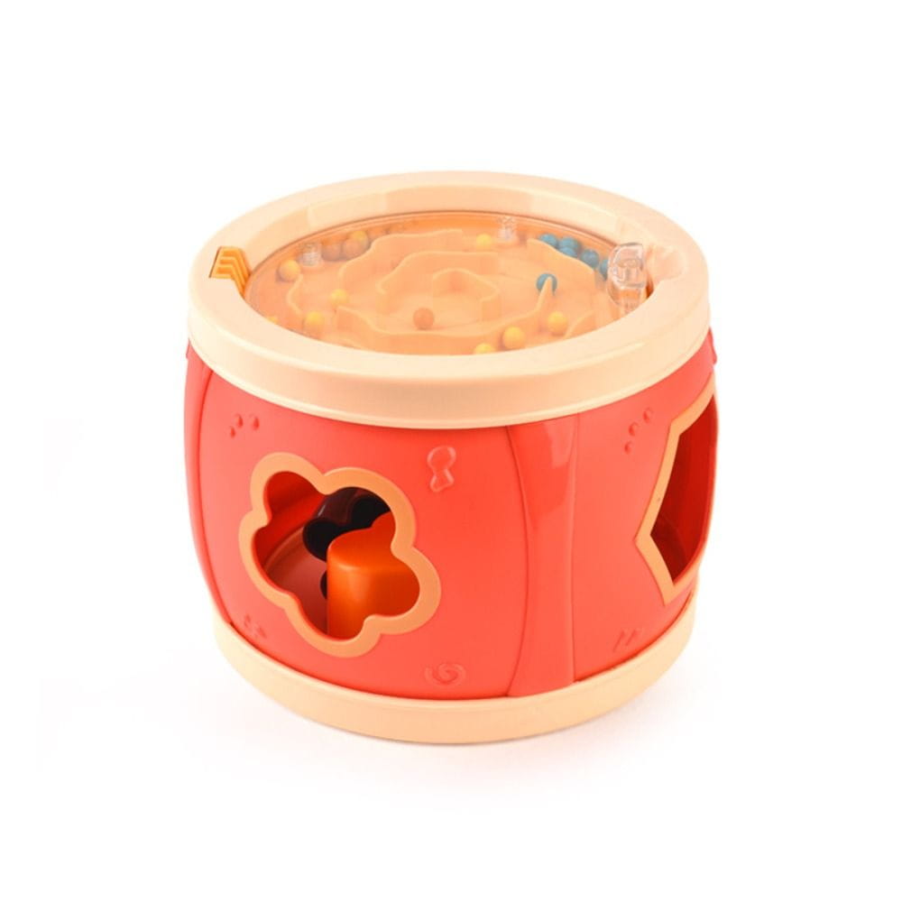 Montessori Musical Drums Set Percussion Shape Rhythm Sound Baby Musical Instrument Matching Maze Music Learning
