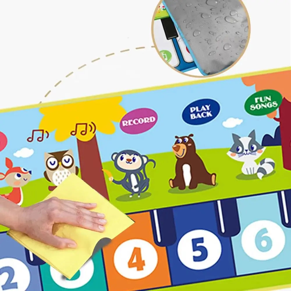 Early Education Musical Piano Mat Learning Music Electronic Organ Floor Keyboard Dance Mat Multifunctional Interactive