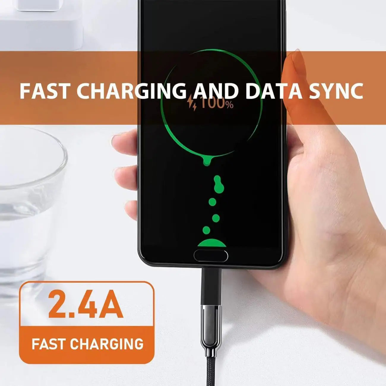 1/2/4Pcs USB C Female to Micro USB Male Adapter Micro USB to USB C Adapter Compatible with Nexus LG Xbox Samsung Galaxy Devices
