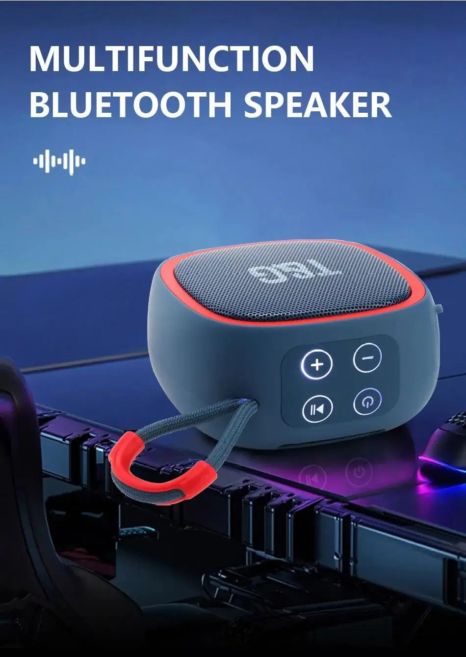 Wireless Bluetooth Speaker Portable Mini Radio FM Waterproof Small Subwoofer Sound Box Music Woofer Computer PC AUX Caixa De Som