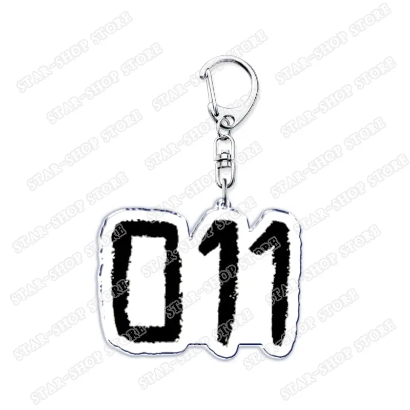 Hot TV Show Elements Keychain Accessories Bag Stuck in The Upside Down Will Byers Eleven Mike Jim Keyrings Jewelry Fans Gifts