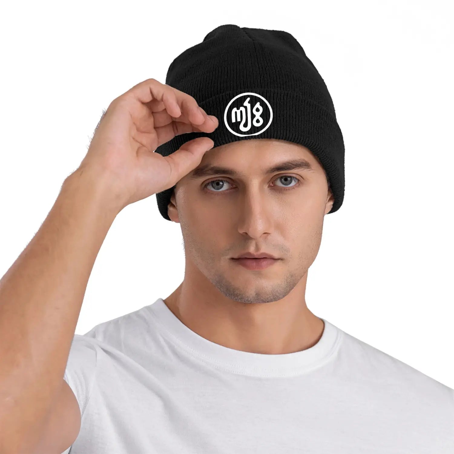 Milo J Singer Knitted Hat for Women Men Beanies Winter Hat Acrylic Music Crochet Cap