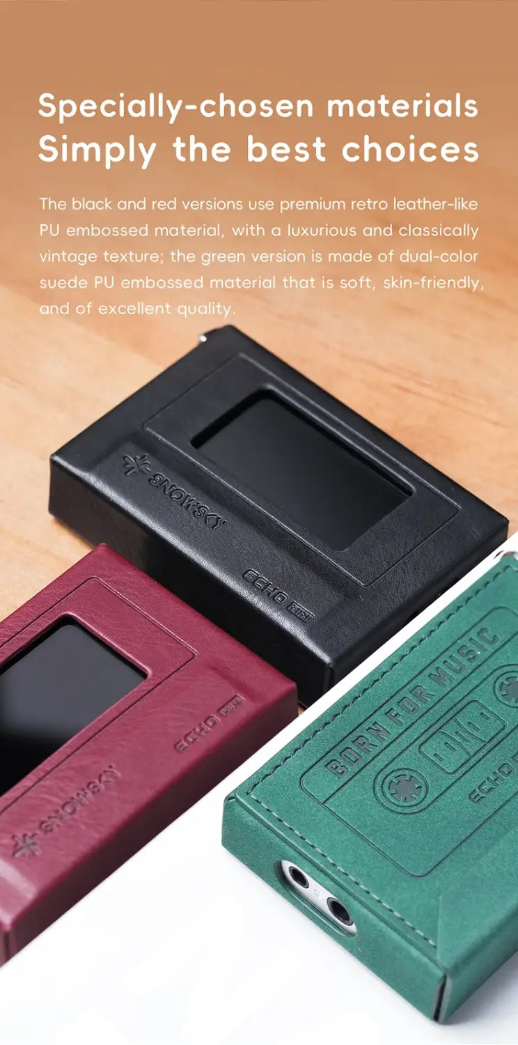 FiiO SNOWSKY SK-ECHO MINI Leather Case for ECHO MINI Music Player (not compatible with ECHO)