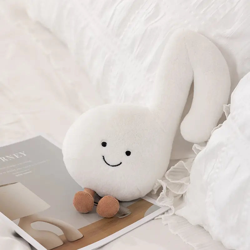 Cute Musical Plush Toys Soft Violin Guitar Pipa Tuning Fork Note Stuffed Doll Instrument Gift for Kid Music Lover Birthday Gifts
