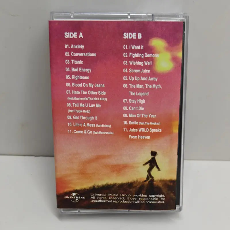 Hip Hop Legends Never Die Album Come&Go Music Tape Juice WRLD Cassettes Cosplay Walkman Car Recorder Soundtracks Box Collection