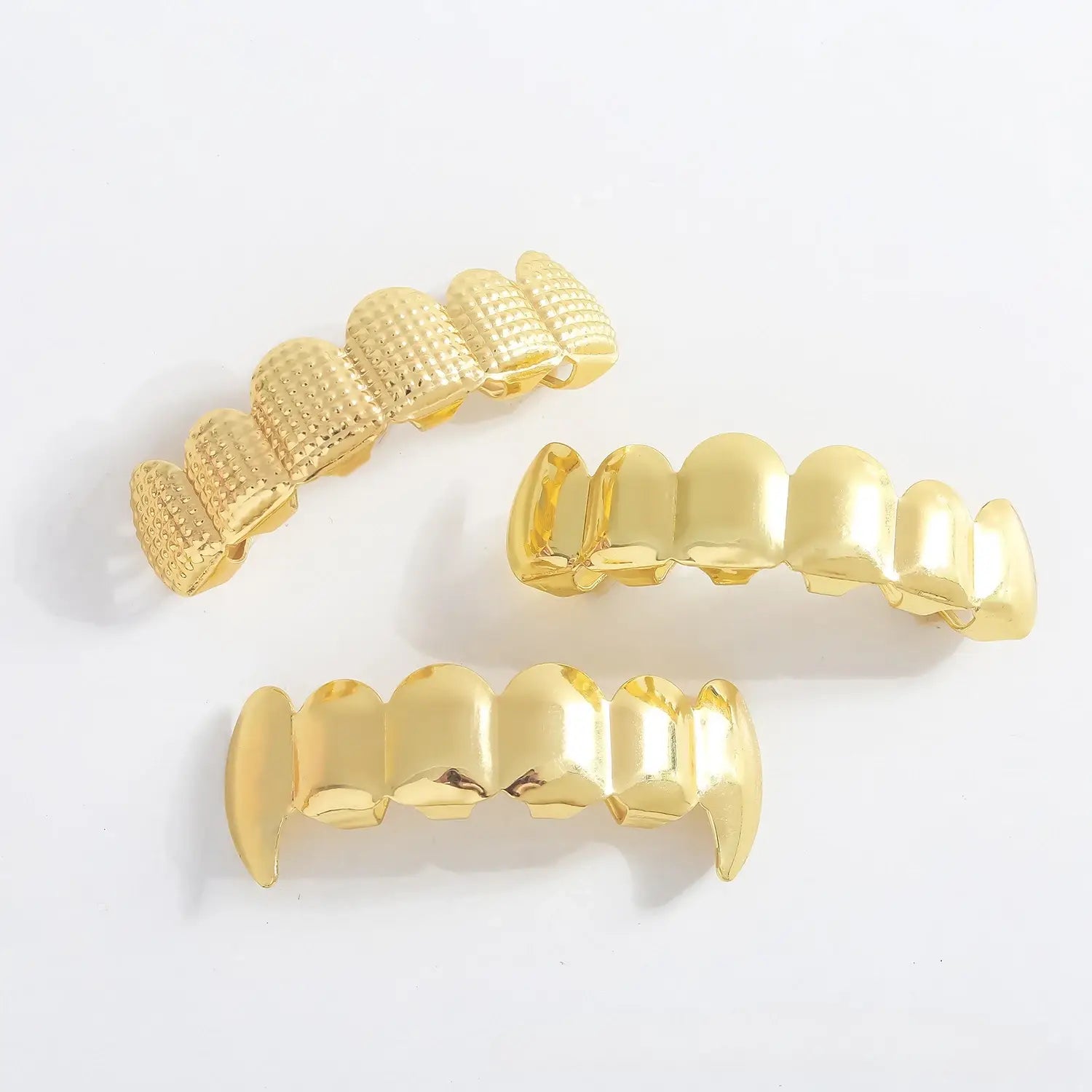 2025 Hip Hop Tooth Grillz Glossy Unisex Dental Jewelry for Men Women Parties Halloween Costume Rapper Accessories