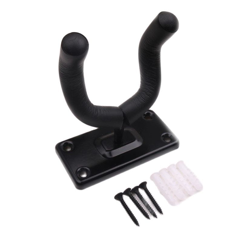 Guitar Wall Mount Hook Holder Racks Violin Hanger Stand Rack Bracket Display for Guitar Bass Skateboarding Easy To Install + Screw