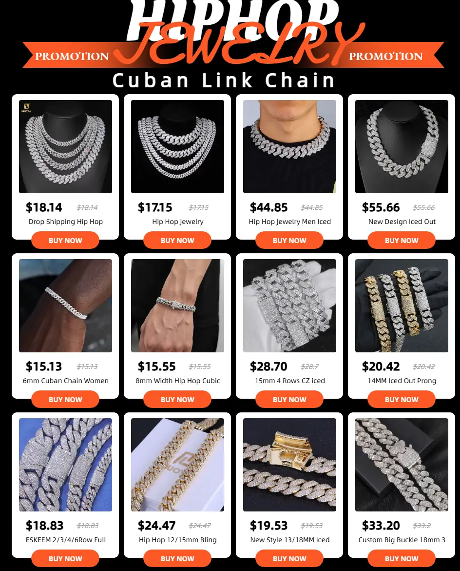 10mm Hip Hop Cubic Zircon CZ Iced Out Bubbles Cuban Link Chain Necklace For Men Women Jewelry Birthday personalized Gift