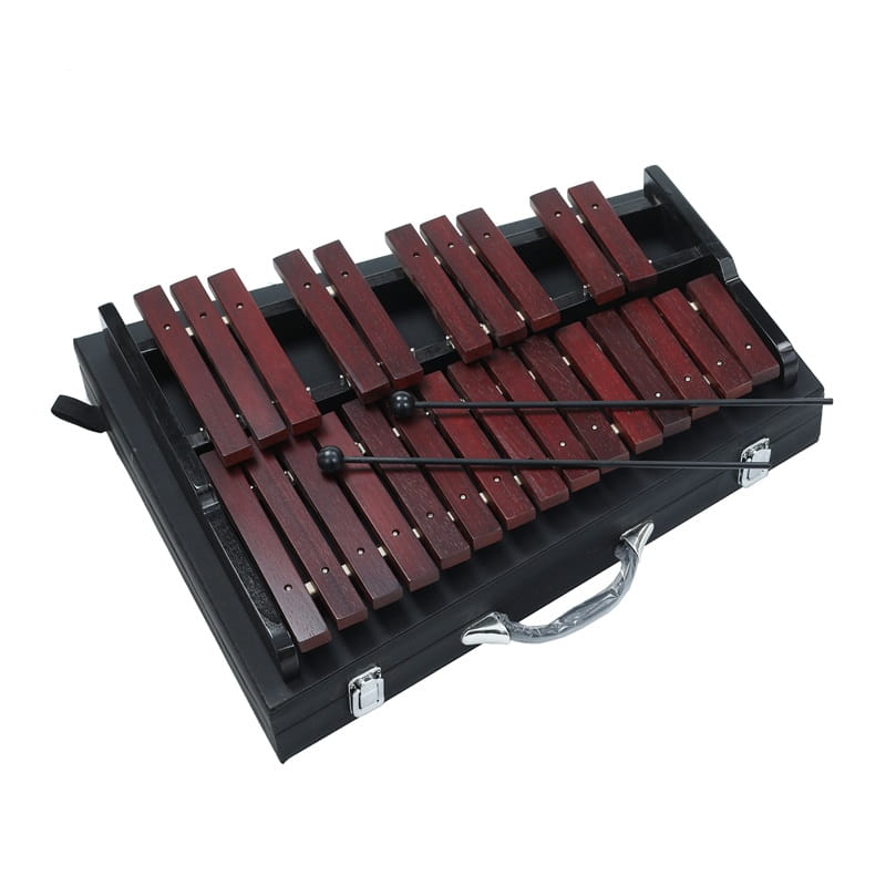 Xylophone Buying in Bulk Wholesale Rose Wood 25-Key Xylophone Percussion Musical Colorful Pipes Product