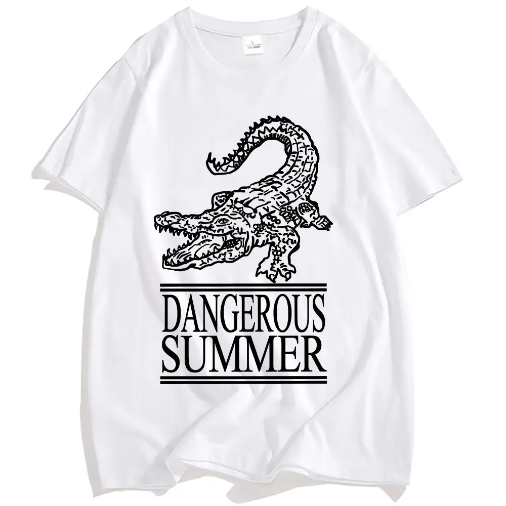 Yeat DANGEROUS SUMMER LOCO TEE Streetwear Hip Hop Printing T-shirt Casual Cotton Men Women Tshirts Fashion Grunge Male T Shirt