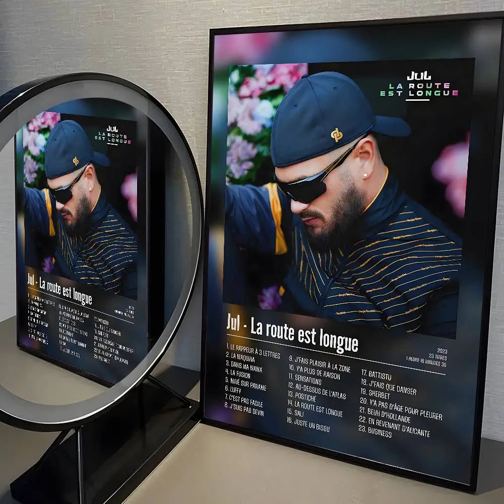 Popular Music Rapper Singer J-Jul High-Quality Posters Aesthetic Wall Painting Stickers For Dormitory And Living Room Decor