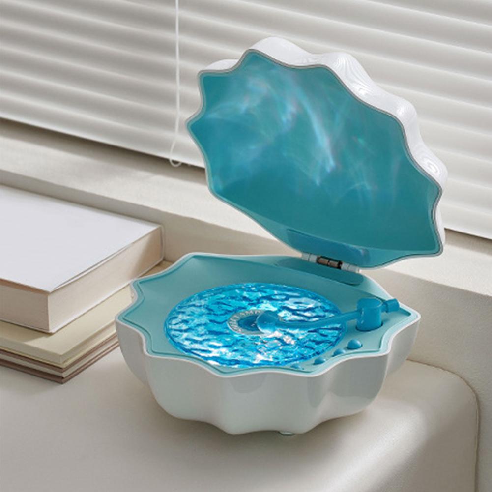 Creative Shell Light Wireless Bluetooth Speaker High-quality Subwoofer Sleeping Desktop Ornaments Romantic Gift For Friends