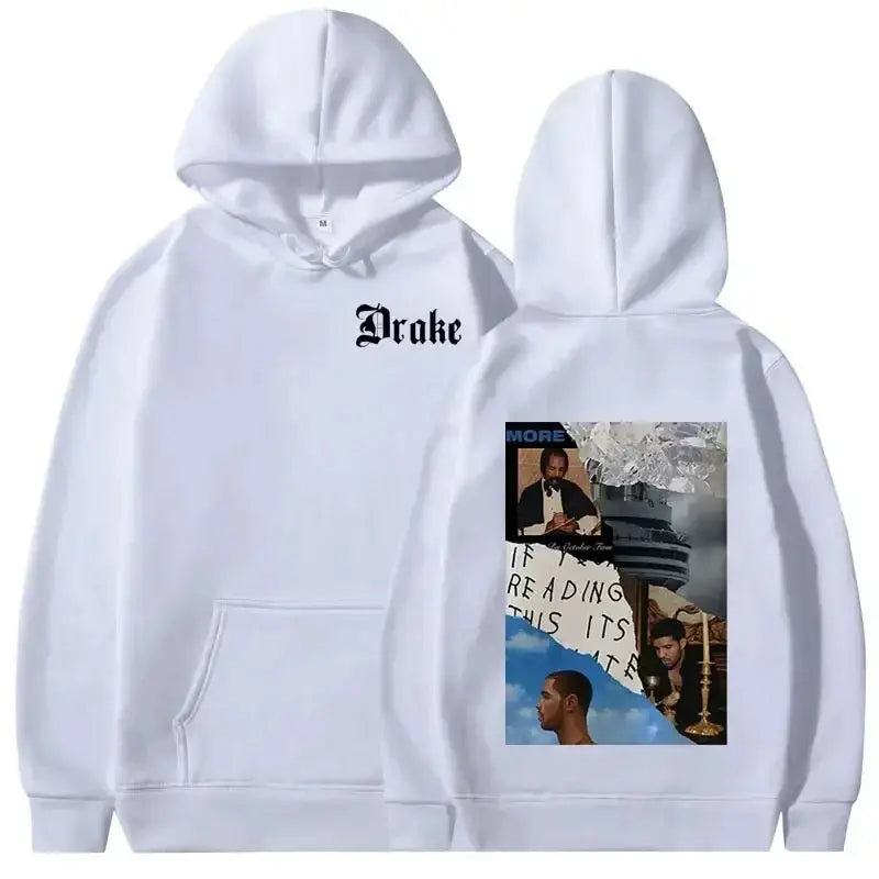 Pullovers Rapper Drake Music Album Cover Graphic Men’s Fashion Hip Hop Vintage Hoodies Y2k Sweatshirts Spring Autumn Hoodies