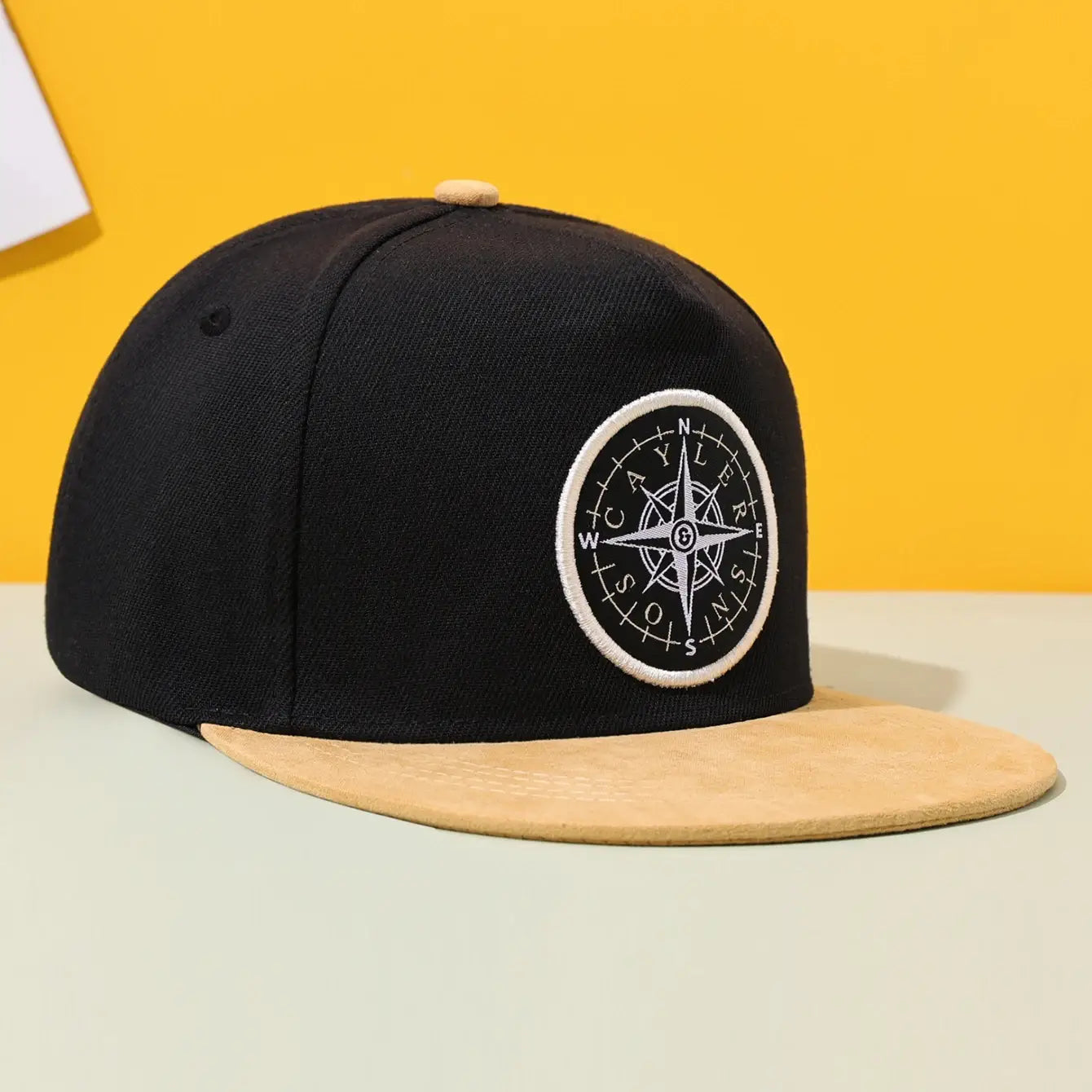 Hip hop Fashion Flat brimmed Hat American Street Hip Hop Hat LeisureTrendy Cool Unisex Baseball Hat Suitable for Outdoor Shading