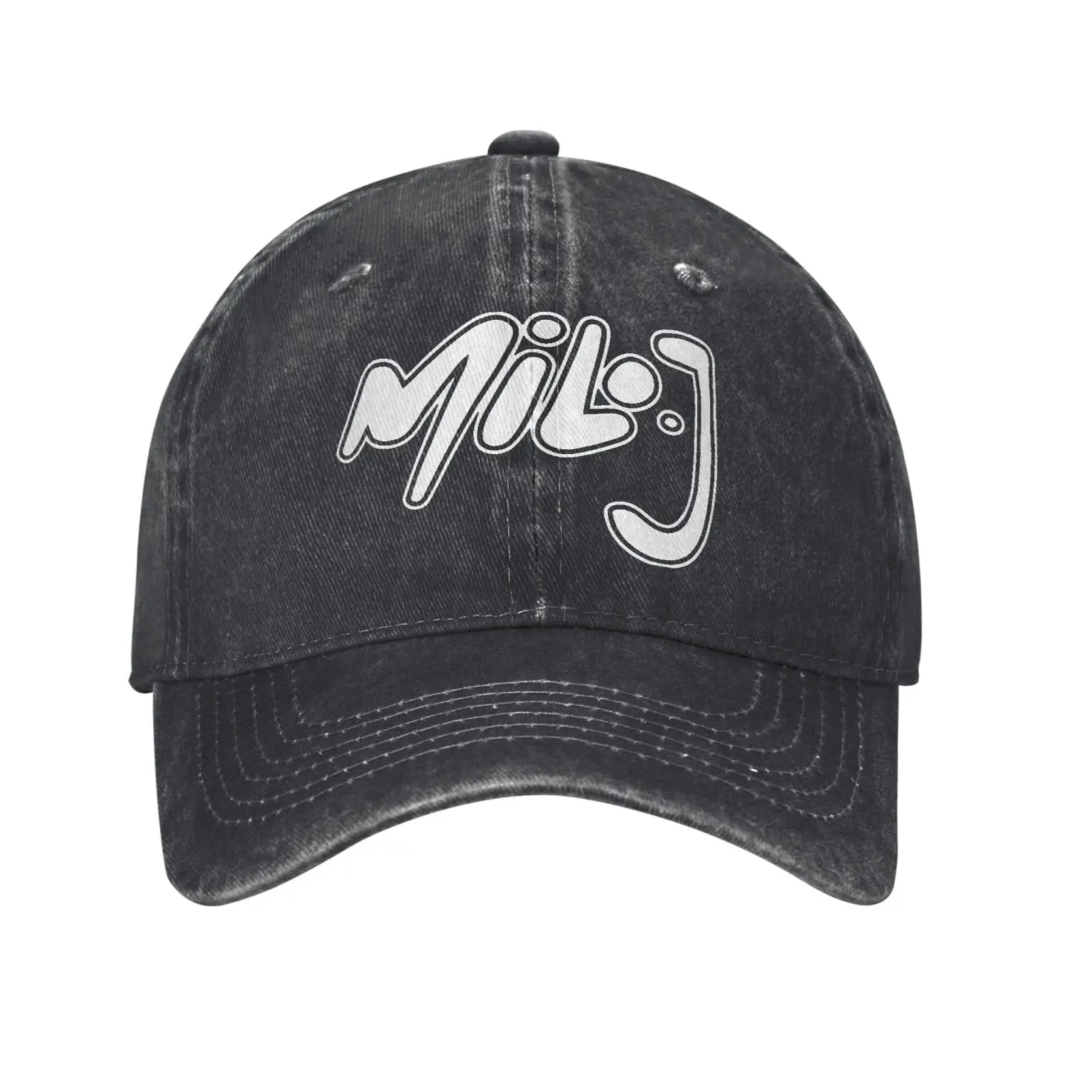 Milo J logo Sun Baseball Cap Fashion Women Men Washed Hip Hop Hats High Quality Design Tennis Skate Snapback Cap Birthday Gift