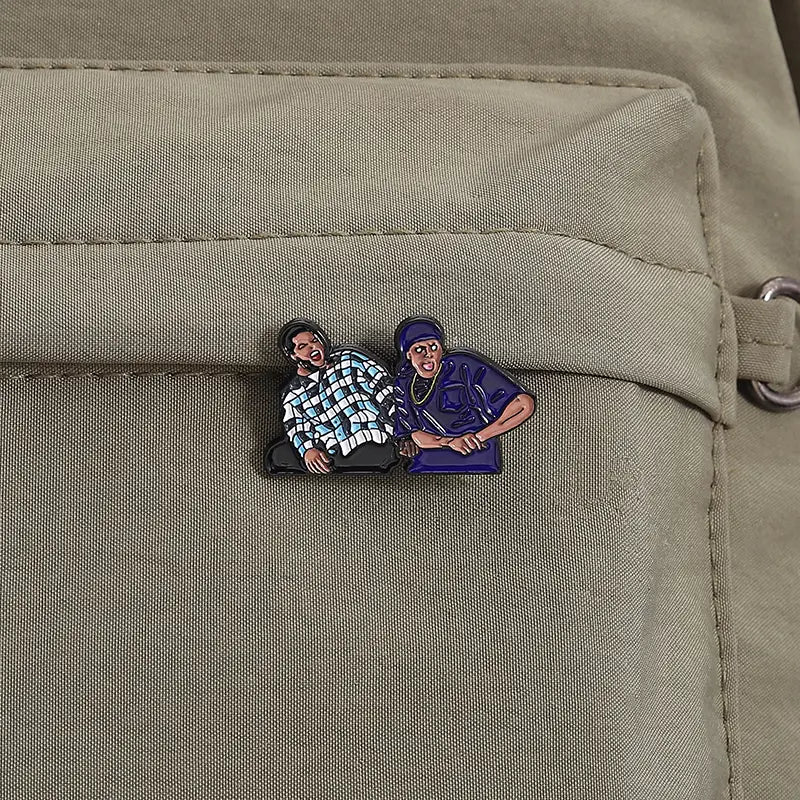 Damn Friday Chris Tucker Smokey Funny Movies Inspiration Enamel Pin Hip Hop Music Brooch Lapel Badge Fans Friends Jewelry Gift