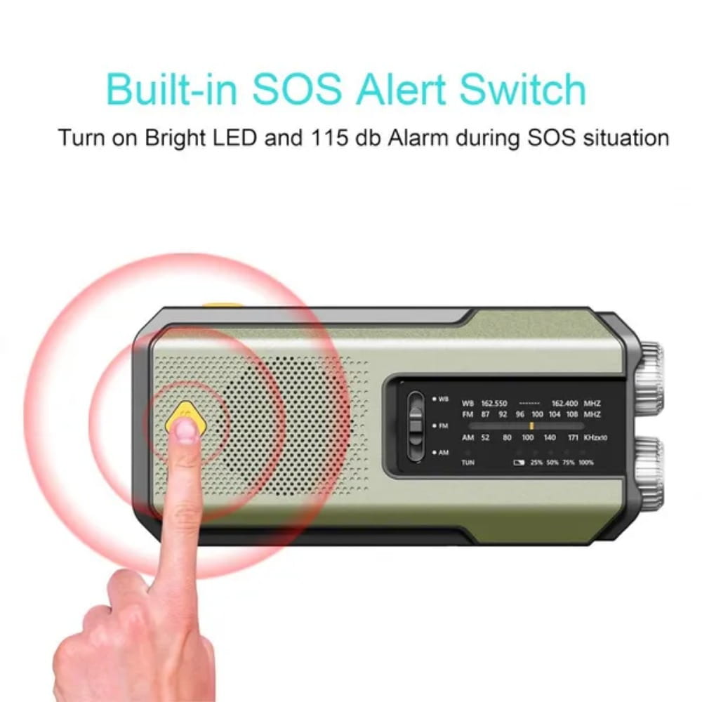 STONEGO Mini Portable Radio Handheld Rechargeable Digital FM USB TF MP3 Player Stonego Speaker Devices Supplies