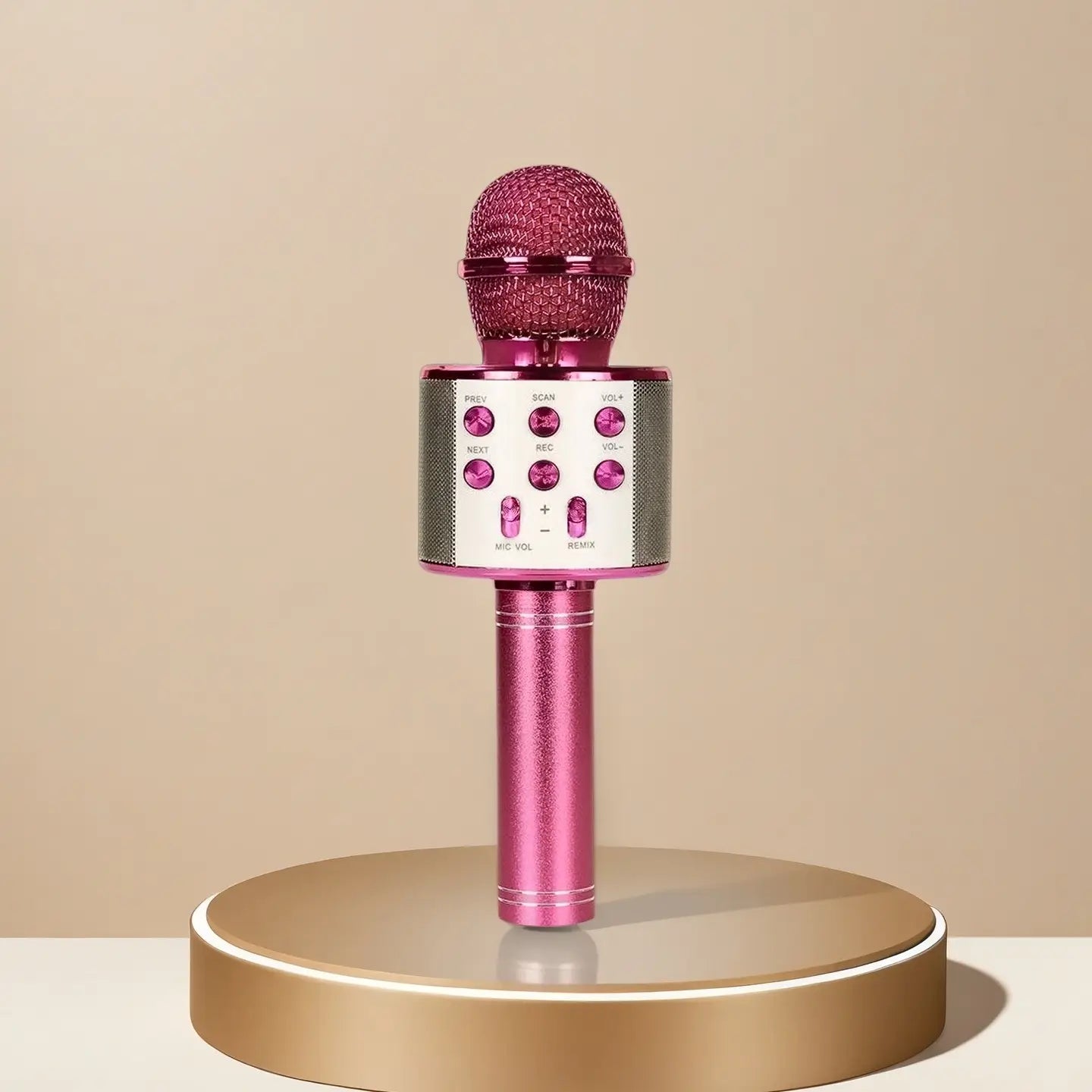 Bluetooth Karaoke Microphone Wireless Karaoke Mic for Adults Kids Singing - Perfect Toys for Girls Birthday Gifts