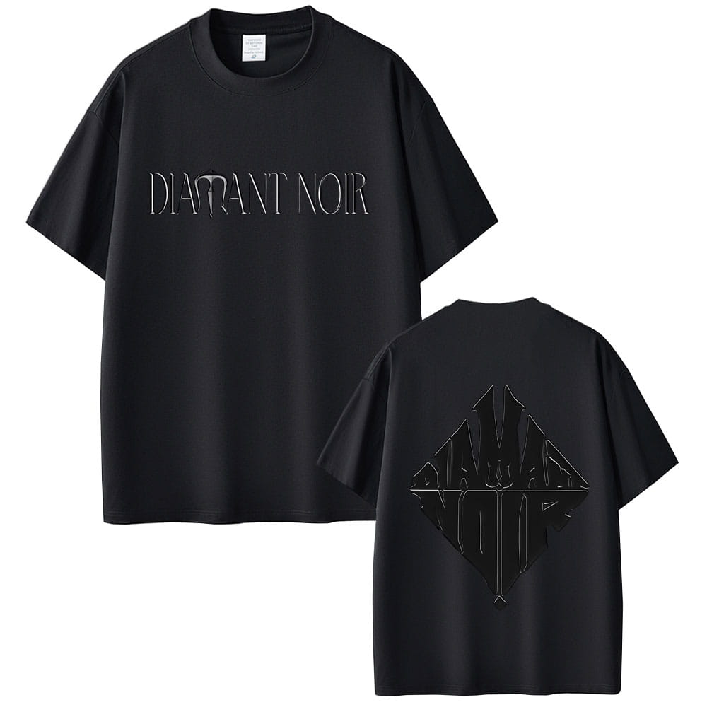 Rapper WeRenoi Diamant Noir Graphic T-shirt Men Women Hip Hop Fashion Pop Music T-shirts Male female Casual Vintage T Shirt