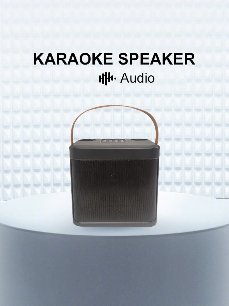 Karaoke Machine for Adults & Kids Portable 60W Speaker Rechargeable 2 Wireless Microphones Music for Party Holidays Teenagers