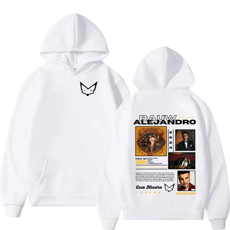 Rapper Rauw Alejandro Tour 2024 Album Hoodie Men’s Long Sleeve Vintage Fashion Sweatshirt Unisex Hip Hop Halbum Clothing Hooded