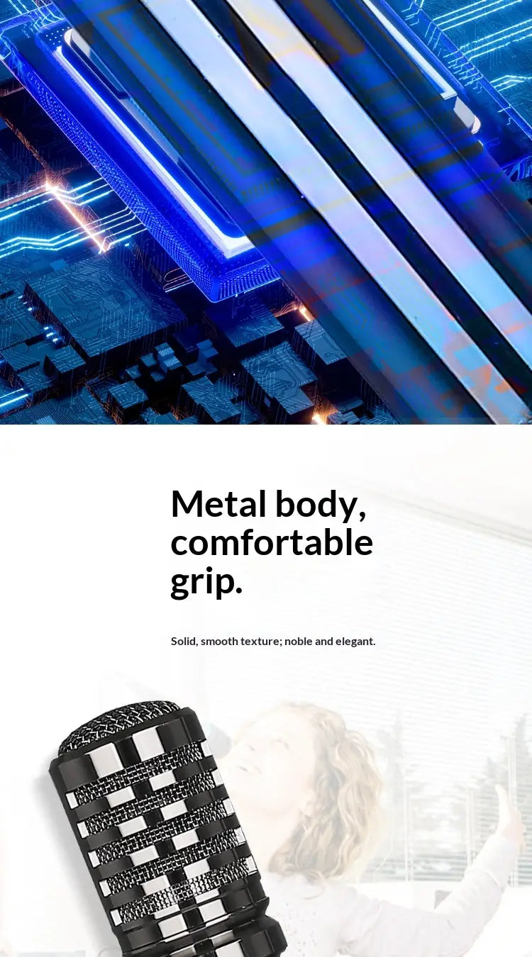 Wired microphone KTV stage karaoke conference singing performance handheld capacitor dynamic 48V microphone church family happy