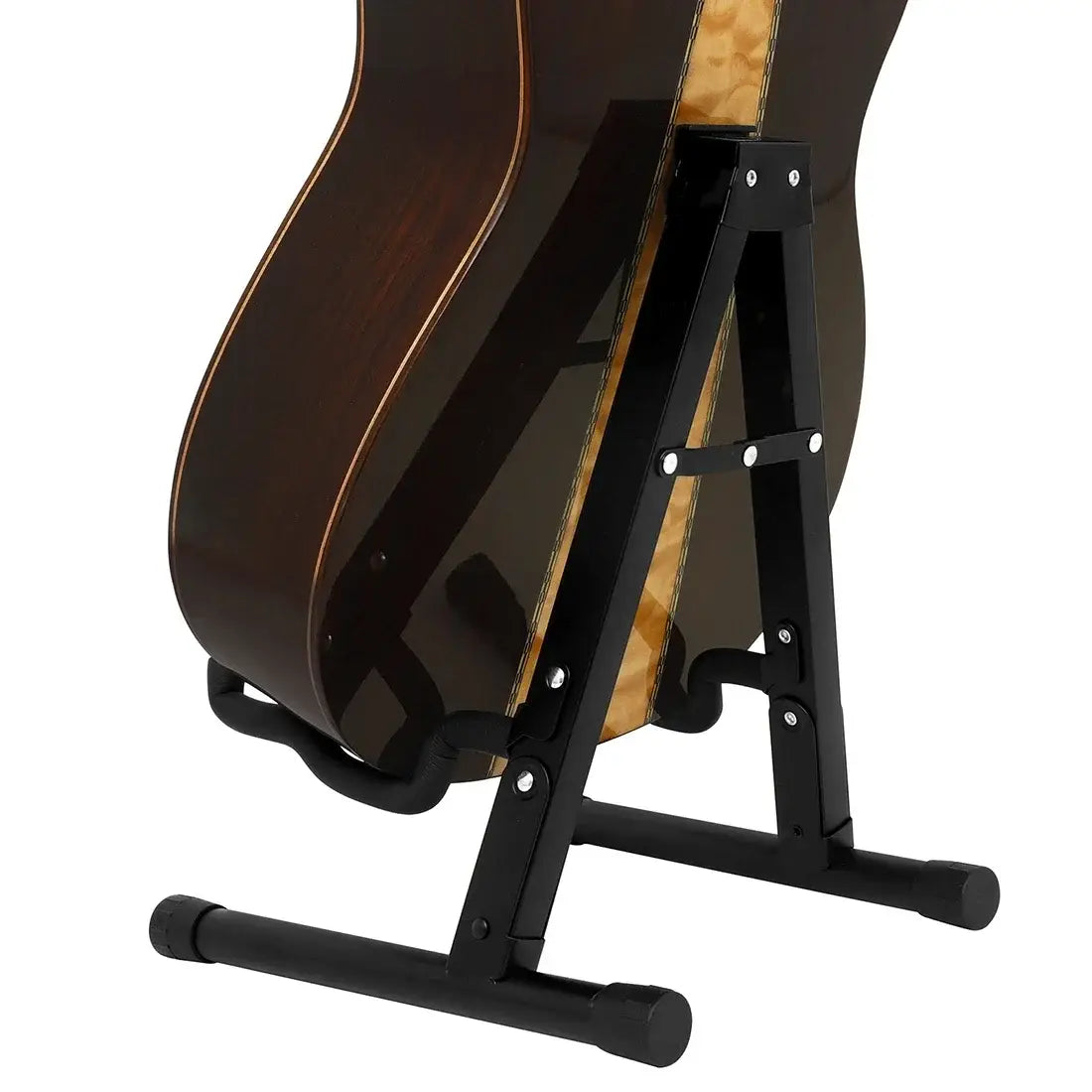 Guitar Stands Foldable Acoustic-Electric Guitar Universal Type A Stand Easy to Carry Ruggedised Sturdier Guitar Accessory