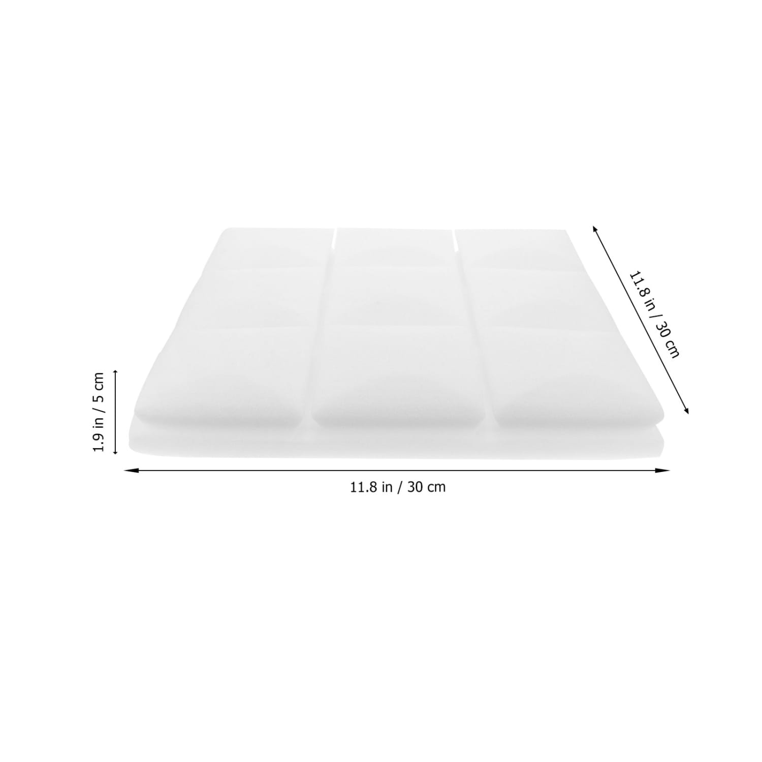 4Pcs Sponge Soundproofing Panel for Wall Sound Absorption Noise Reduction Acoustic Panel Recording Studio Ktv Piano Room
