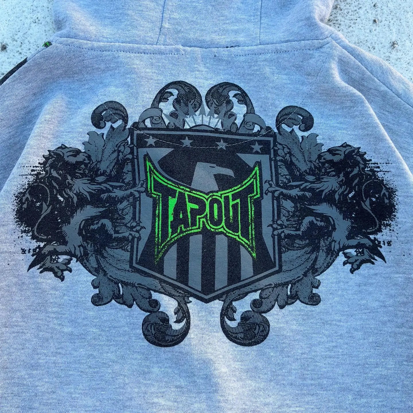 Vintage Tapout Graphic Print Zipper Hoodie Hip Hop Letter Y2K Sweatshirt Women Mens Oversized Hoodie Jacket Clothes Streetwear