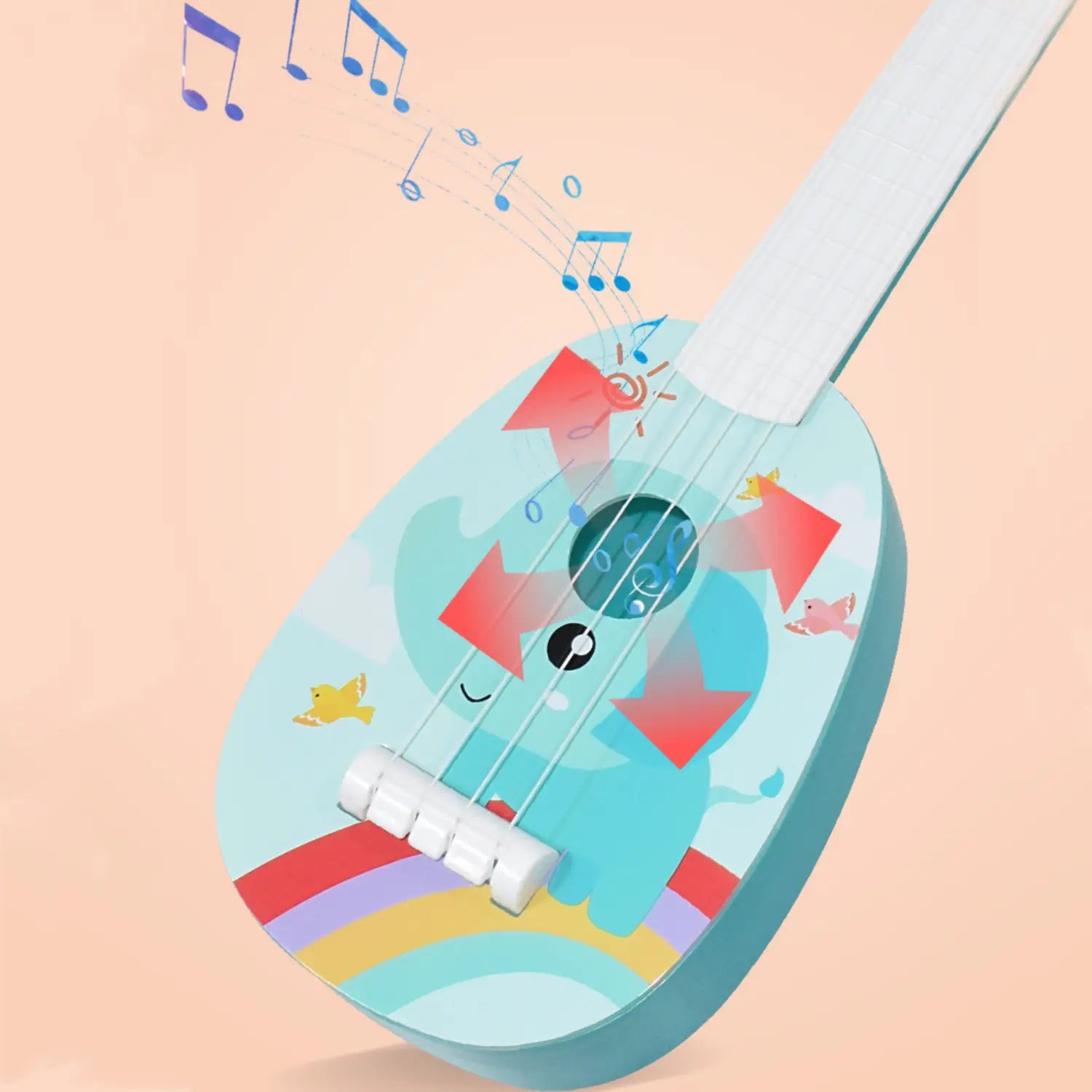 1pc 14-inch Children’s Ukulele Guitar Mini Guitar Children’s Musical Instrument Educational Toy Christmas&Thanksgiving Gifts