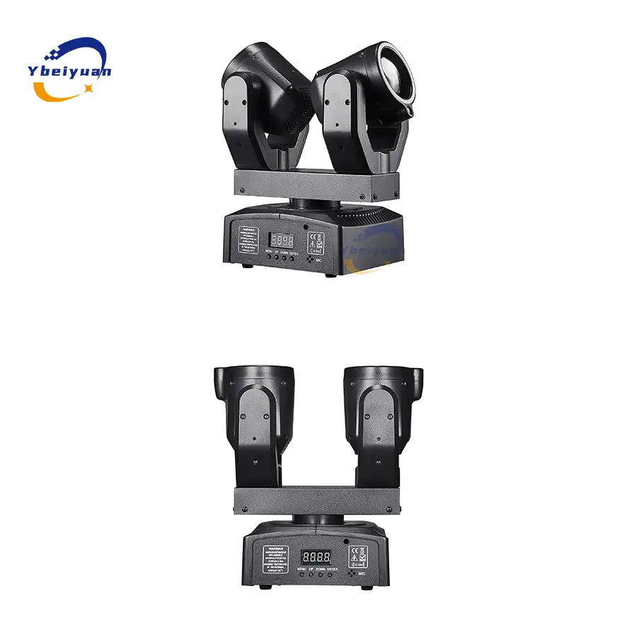 New Double Head Moving Head Beam Light With Aperture Remote Control DMX512 DJ Disco Bar Christmas Birthday Party Effect Light