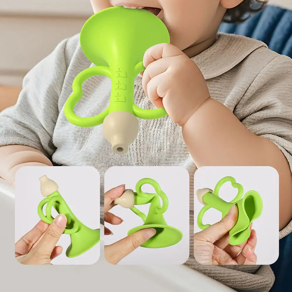 Baby Music Toys Children Early Montessori Educational Toy Colorful Musical Instruments Games for Kids Trumpet Random Color Cute