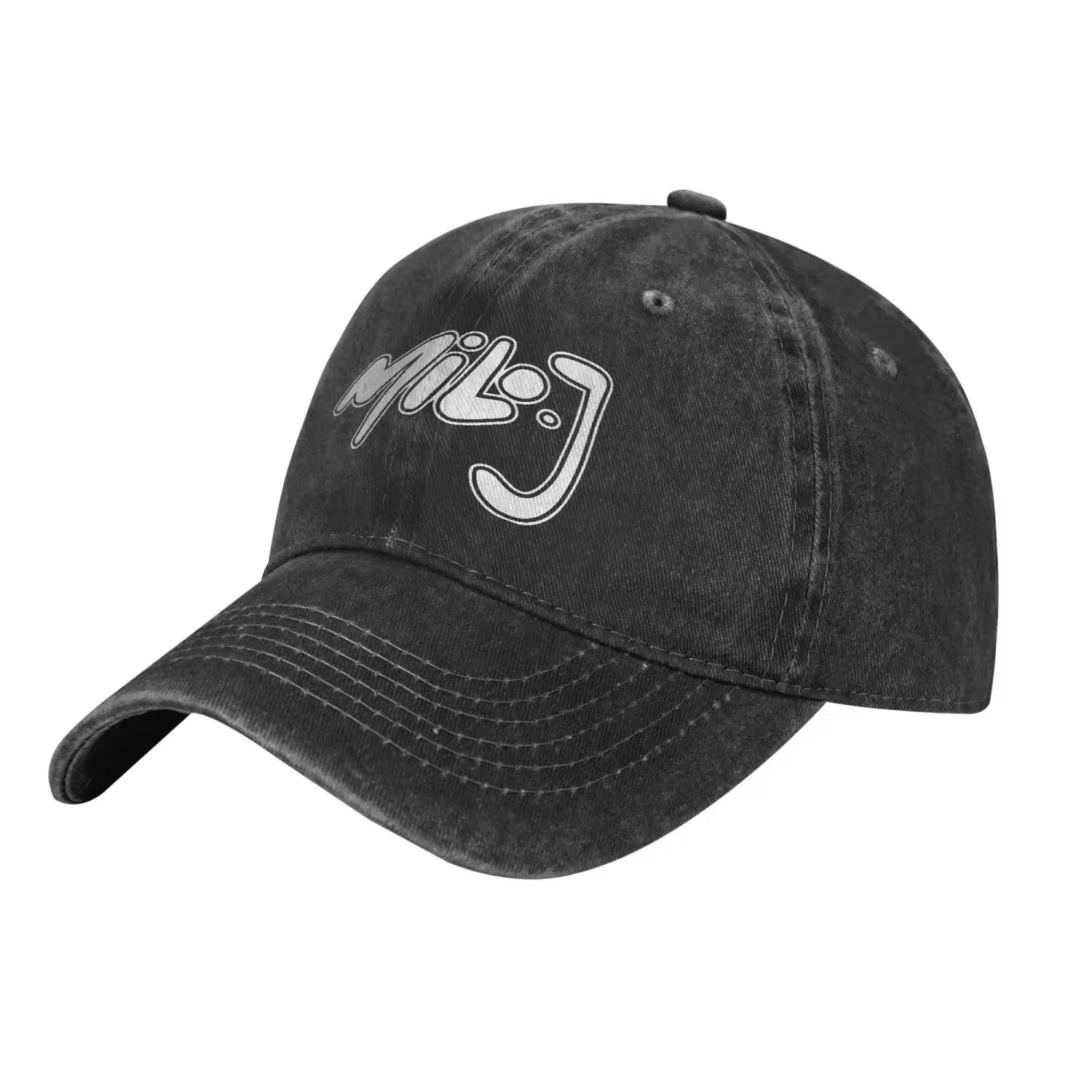 Milo J logo Sun Baseball Cap Fashion Women Men Washed Hip Hop Hats High Quality Design Tennis Skate Snapback Cap Birthday Gift