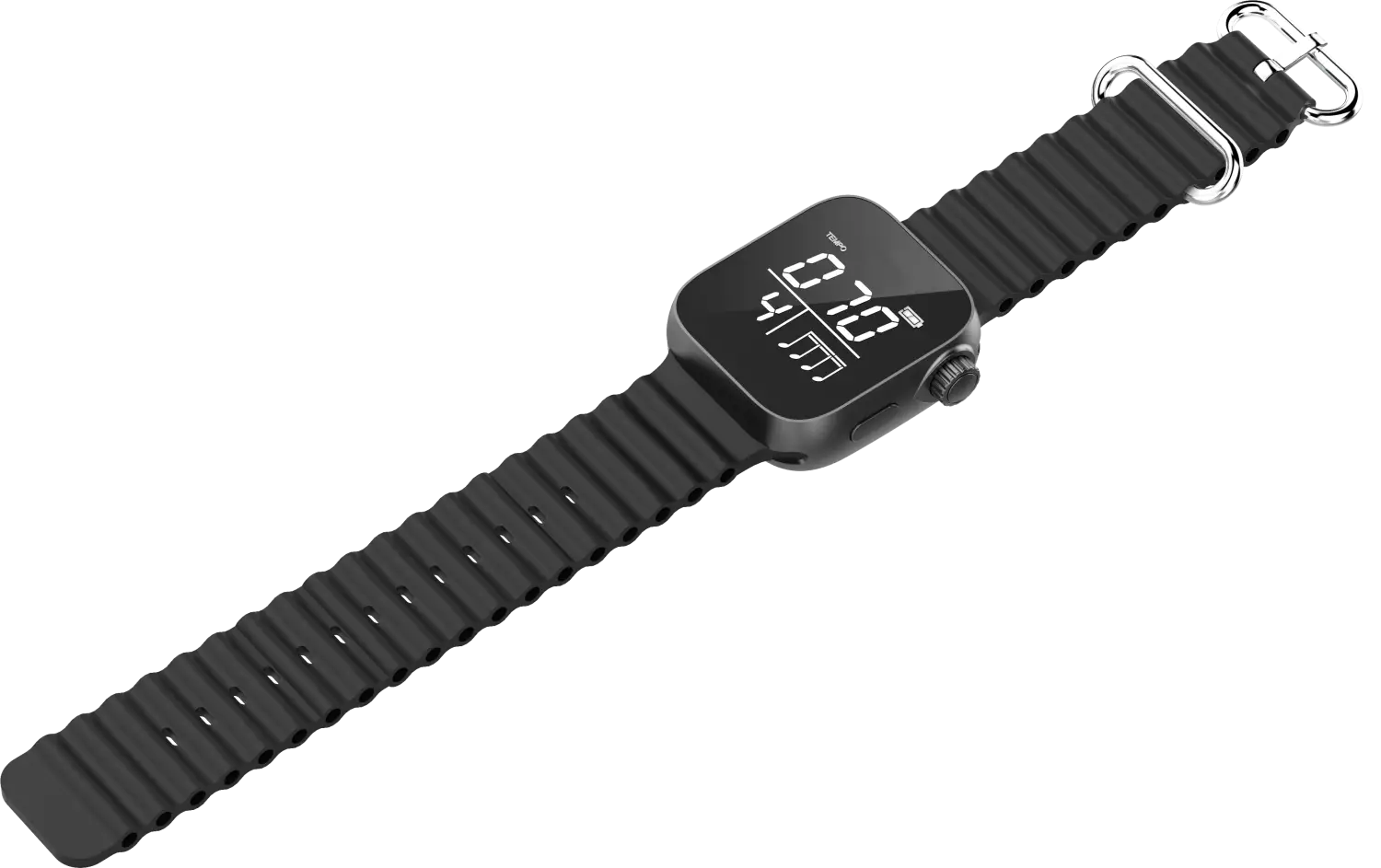 Wearable Vibrating Metronome Watch Adjustable Strap for Running Music Practice Guitar Drums Violin Piano Cello