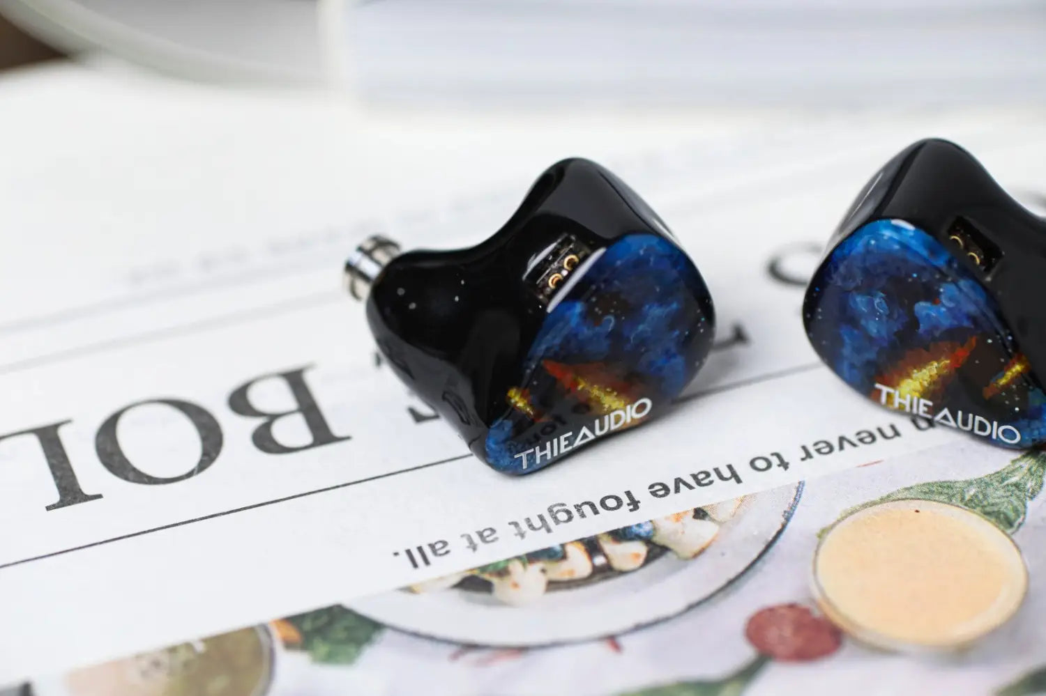 THIEAUDIO Origin 1DD + 4BA + 2EST + 1BC Quadbrid IEM Hifi Headphones with Custom Upgraded Cable for Audiophiles Musicians
