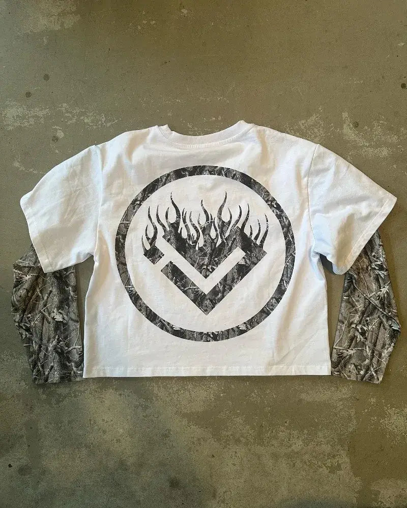 Hip hop retro new trend leaf camouflage print long sleeve men street wear hoodie Gothic Harajuku punk oversized sweatshirt