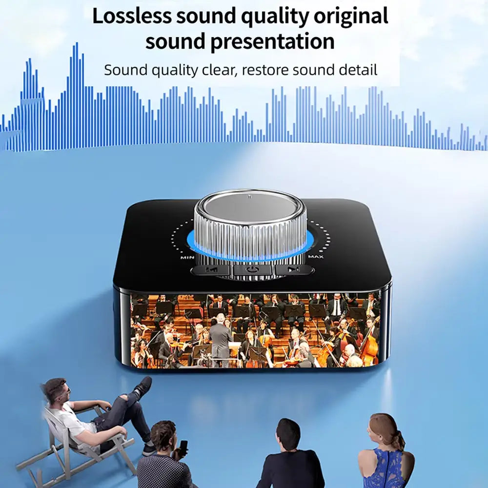Bluetooth 6.0 Audio Receiver Transmitter TF/U-Disk RCA 3.5mm 3.5 AUX Jack Music Wireless Adapter For Car Speaker Headphone Amp