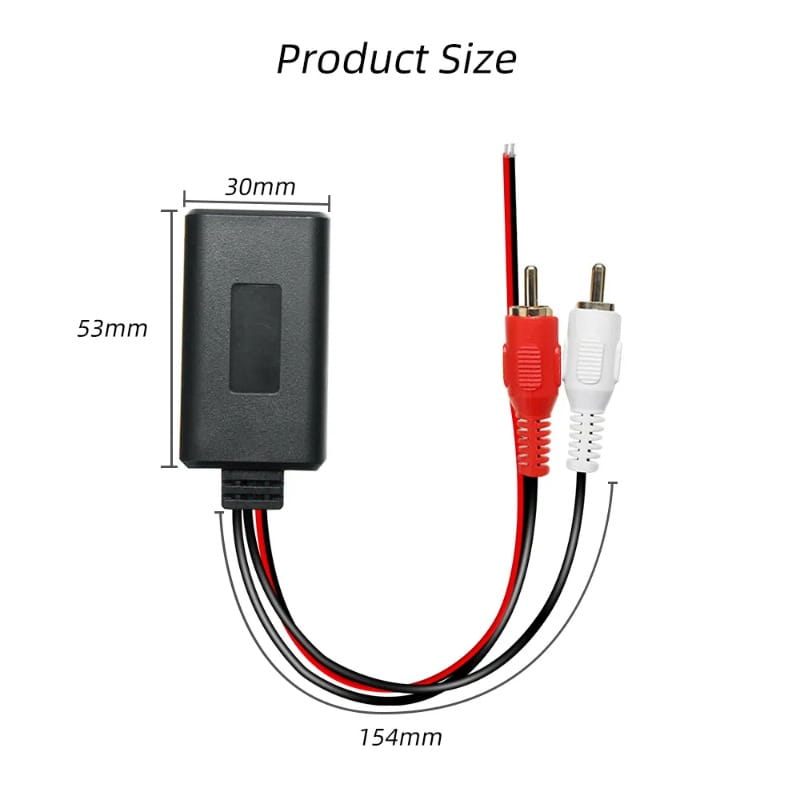 Car Universal Wireless Bluetooth Module Music Adapter Rca Aux Audio Cable Car Universal Wireless Bluetooth Module Music