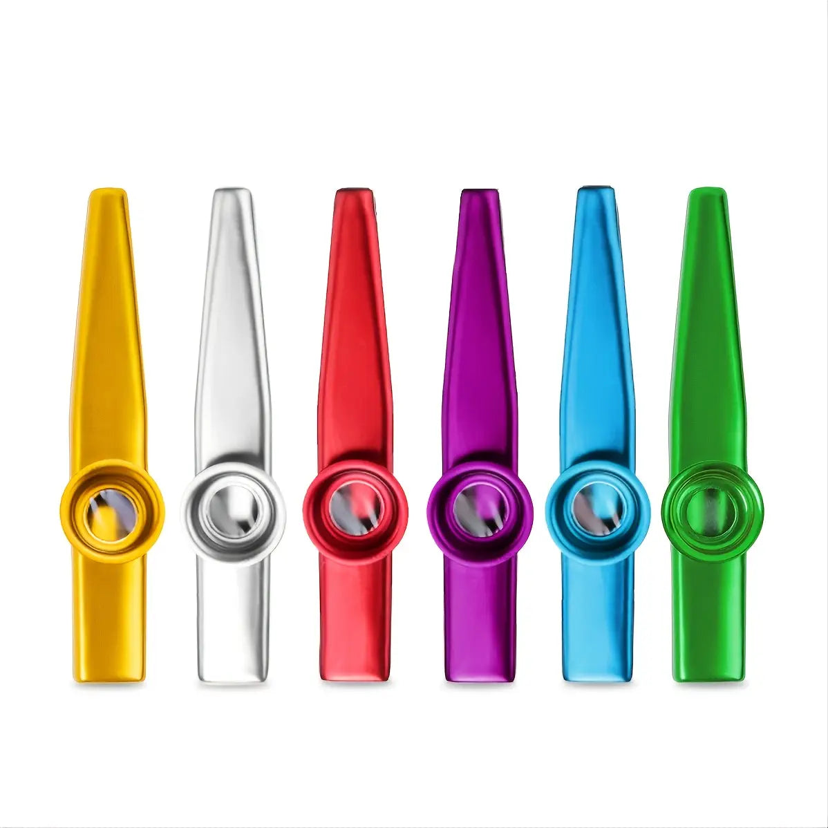 Metal Kazoo Accompaniment for Guitar Ukulele Beginner Simple Easy-to-Learn Instrument Portable Whistle Musical Device Gift Set