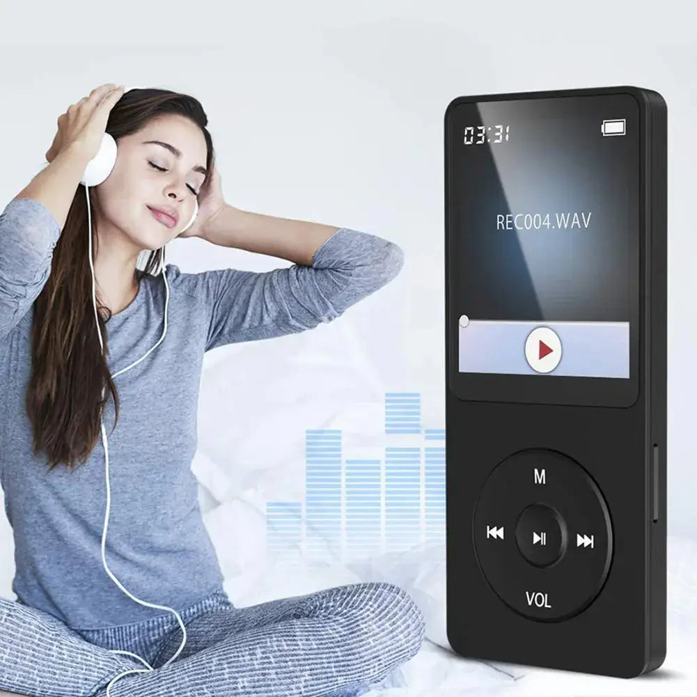 MP3 Player Type-C 32GHiFi Lossless Music Player Student Walkman Swimming Running Riding Built-in Speaker Support FM Radio E-Book