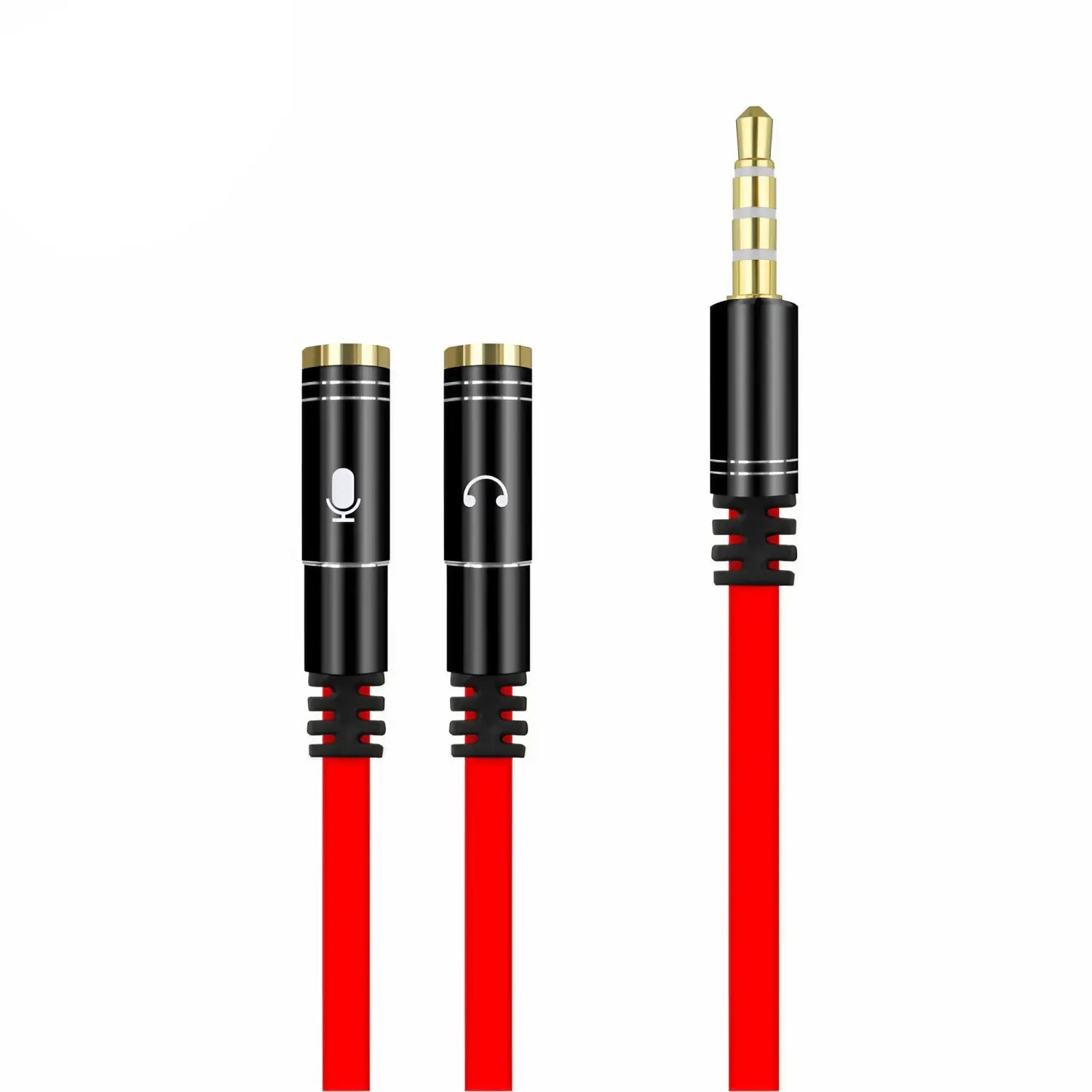 3.5mm Audio Splitter Cable for Computer Laptop Jack 3.5 mm 1 Male To 2 Female Microphone Headphone Y Splitter AUX Cable