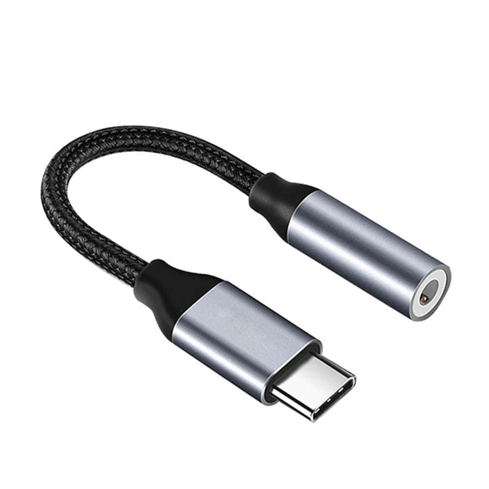 Type C 3.5 Aux Jack Audio Cable USB Type C To 3.5mm Audio Adapter Earphone Wire Converter For iPhone 15 Samsung Galaxy S24 S23