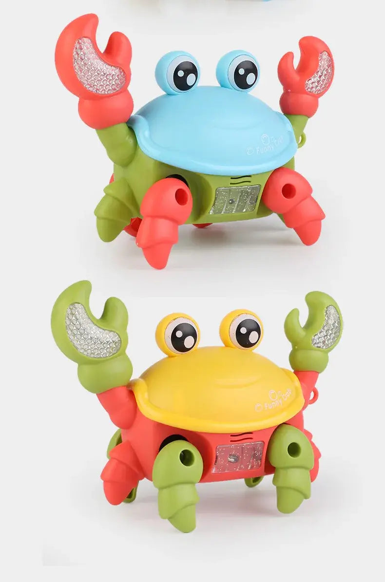 Crawling Crab Toy,Walking Moving Toys for Kids,Children’s Electric Little Crab Toy with Sound and Light Interactive Music Gifts