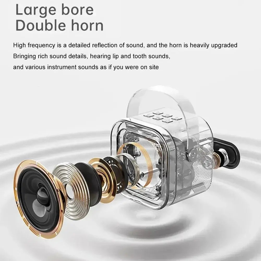 Karaoke Wireless Portable Bluetooth Speaker With Microphone Machine Mini Lamp Caixa De Som Sound Box Music Small Blootooth Mp3