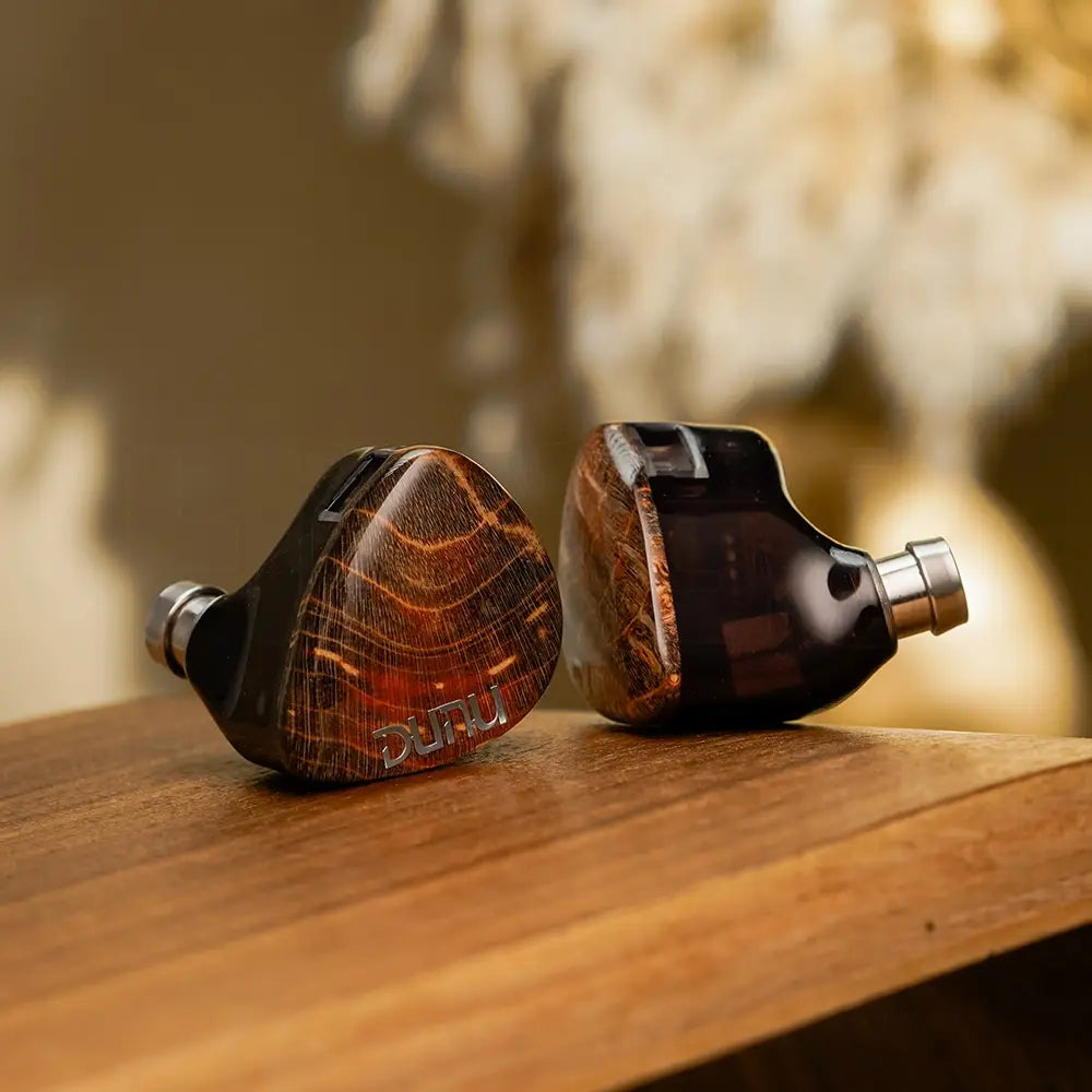 HiFiGo DUNU x Gizaudio DaVinci 2DD + 4BA Hybrid In-ear Monitor Earphones with 3.5mm + 4.4mm Swappable Termination Plugs Cable
