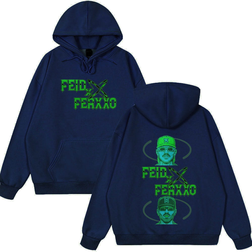Rapper Feid Ferxxo Falxxo Tour 2026 Print Hoodie Men Women Fashion Pullover Autumn Winter Casual Oversized Streetwear Sweatshirt