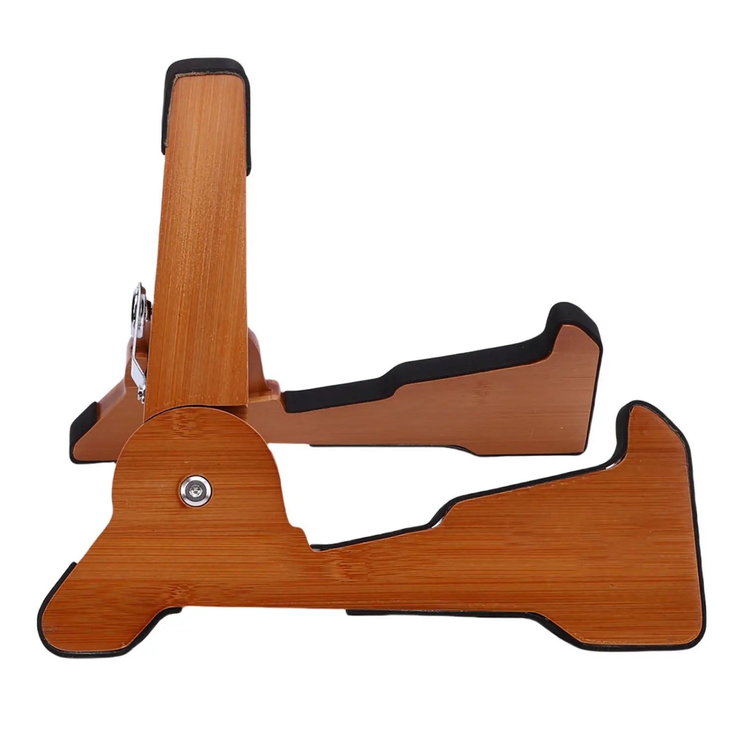 Guitar Stand A-frame Foldable Guitar Stand Matte Wood Guitar Stand for Guitar Bass Cello Mandolin Banjo Ukulele