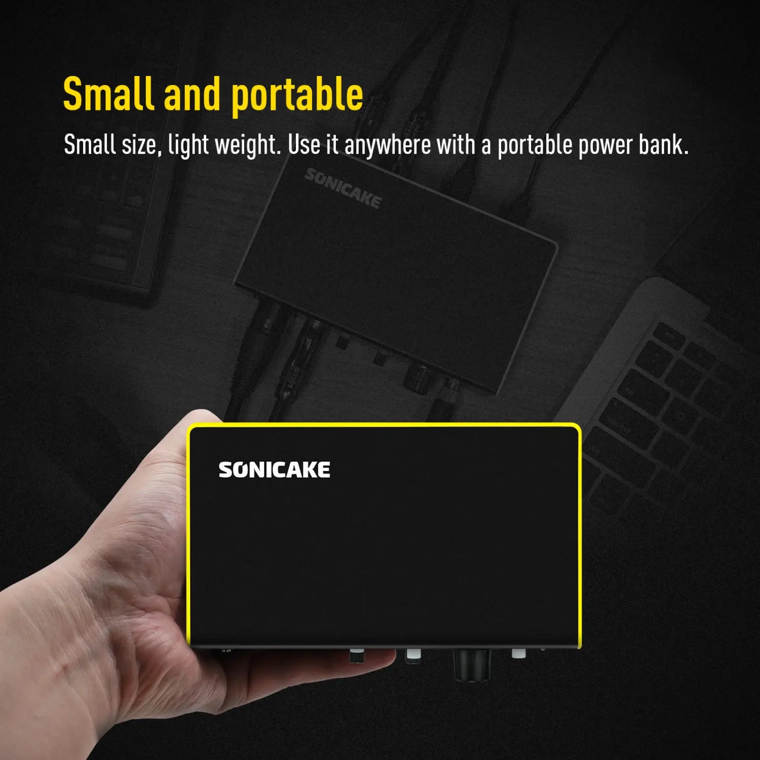 SONICAKE Sonic Cube dual-channel professional audio interface high quality analog preamplifier for Studio Recording Microphone
